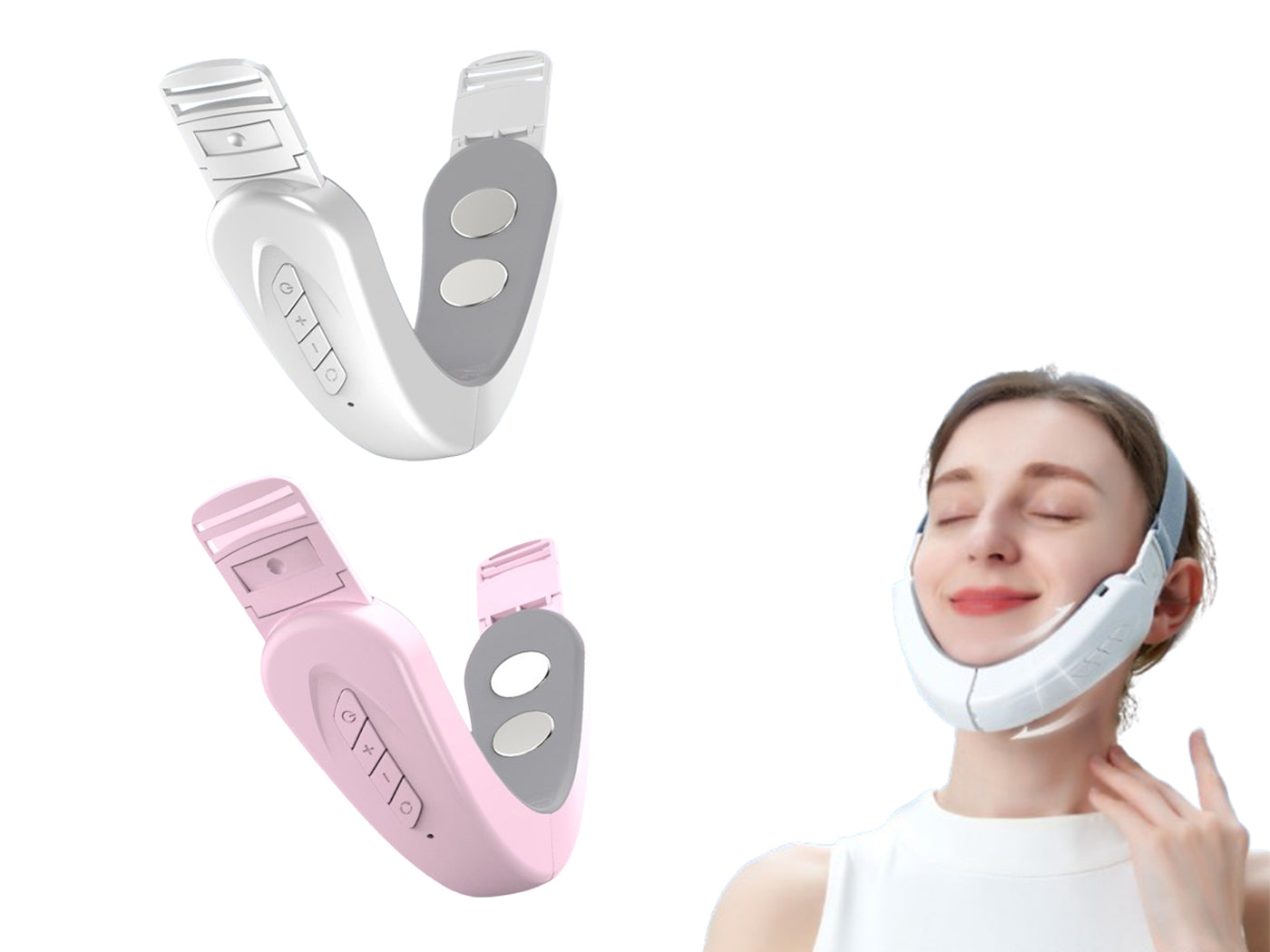 Portable Electric EMS Double Chin V Face Lifting Massager
