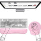 3Pcs Gaming Mouse Pad Mouse Pad with Wrist Rest Circle Curved Ergonomic Mousepad