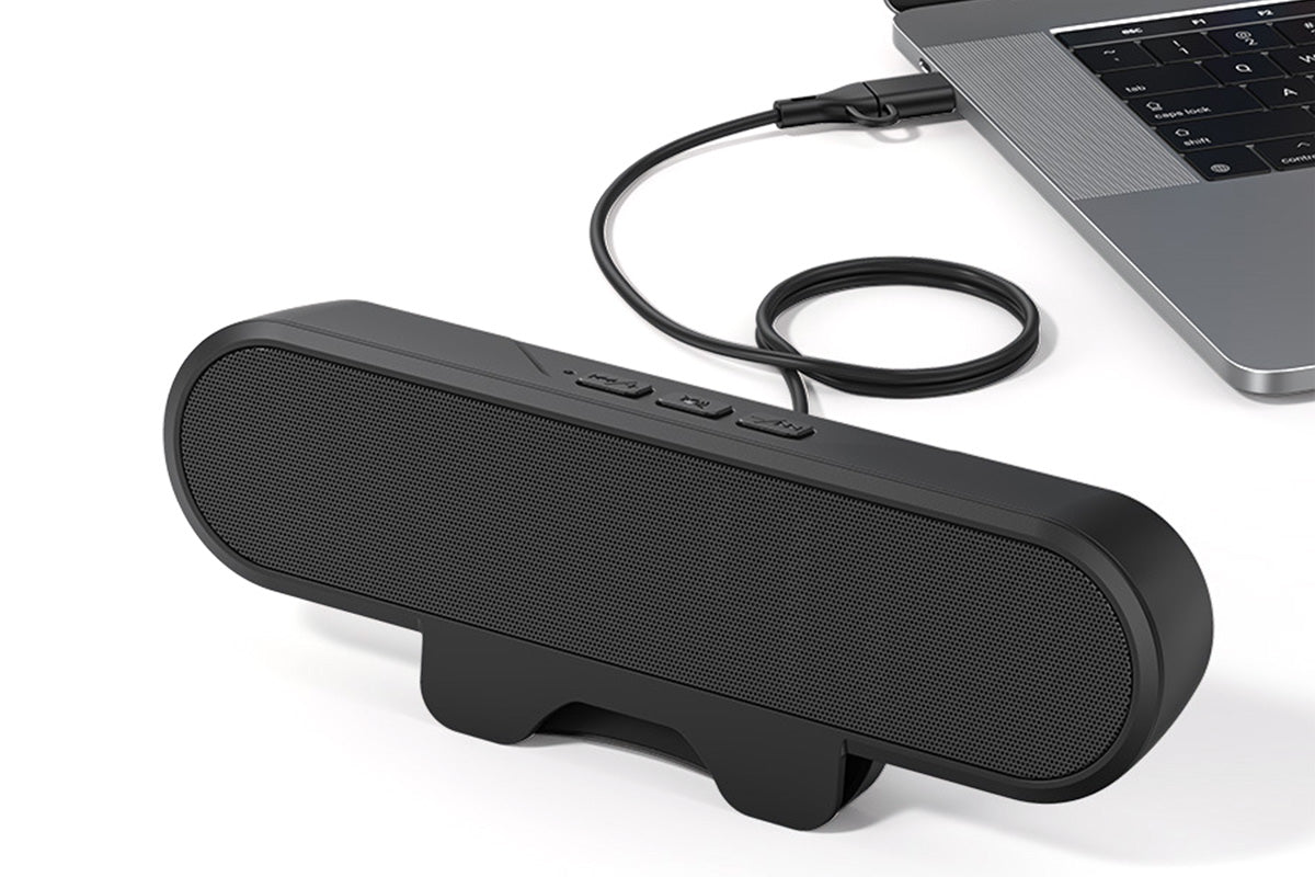 USB Clip-On Speaker 10W High Power Portable Soundbar
