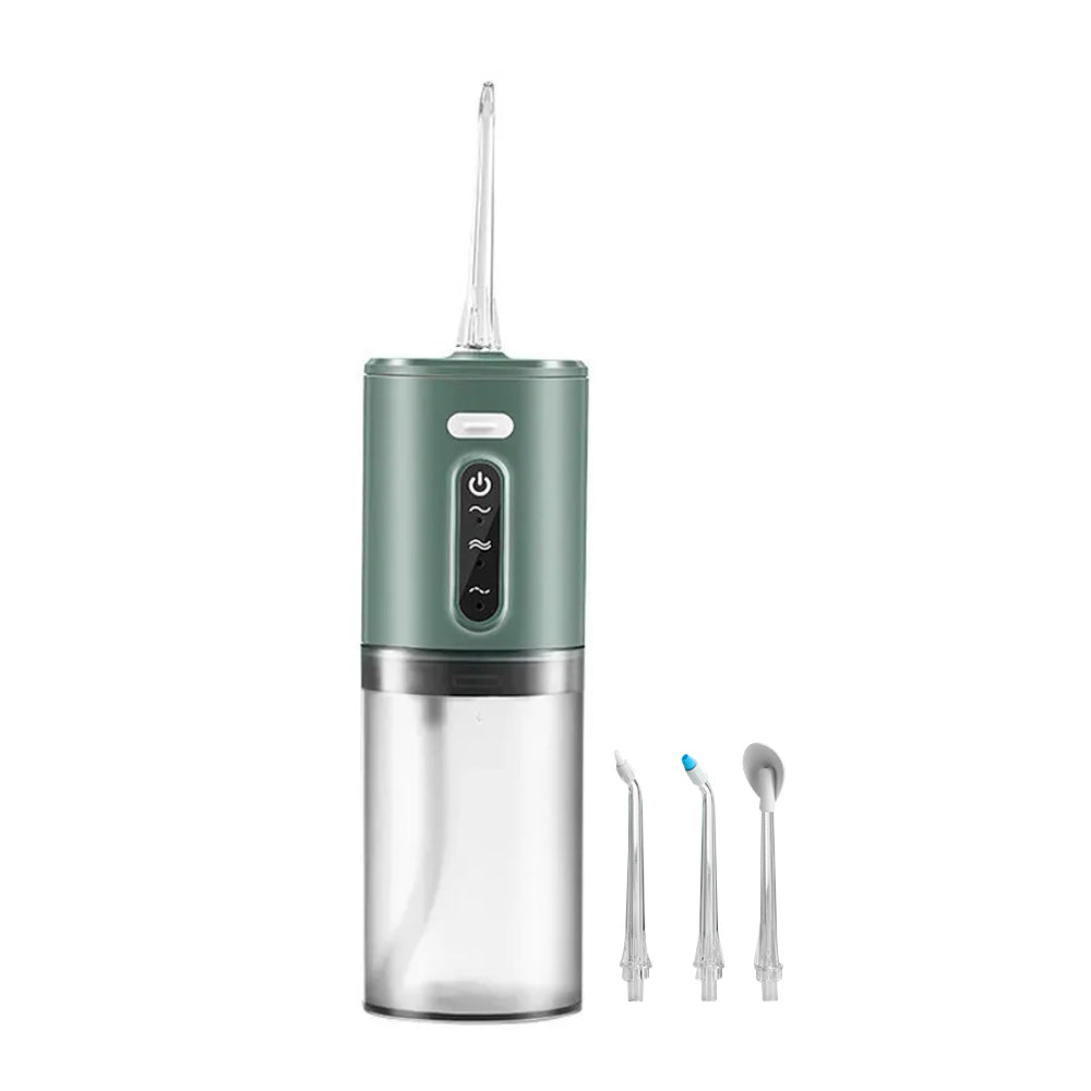 Electric Cordless Water Flosser Oral Irrigator with Five Nozzles