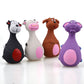 Cartoon Latex Squeaky Dog Toy for Teeth Cleaning