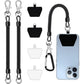 Retractable Phone Lanyard Anti Loss Strap with Mount Patch Set