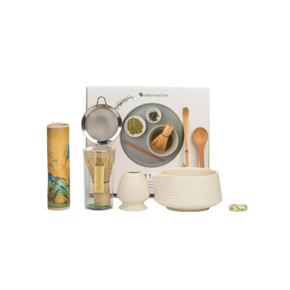 8-Piece Matcha Whisk Set Traditional Japanese Matcha Kit