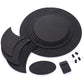10Pcs Drum Mute Pads Silencer Drumming Practice Rubber Foam Pad Silencer Rubber Kit