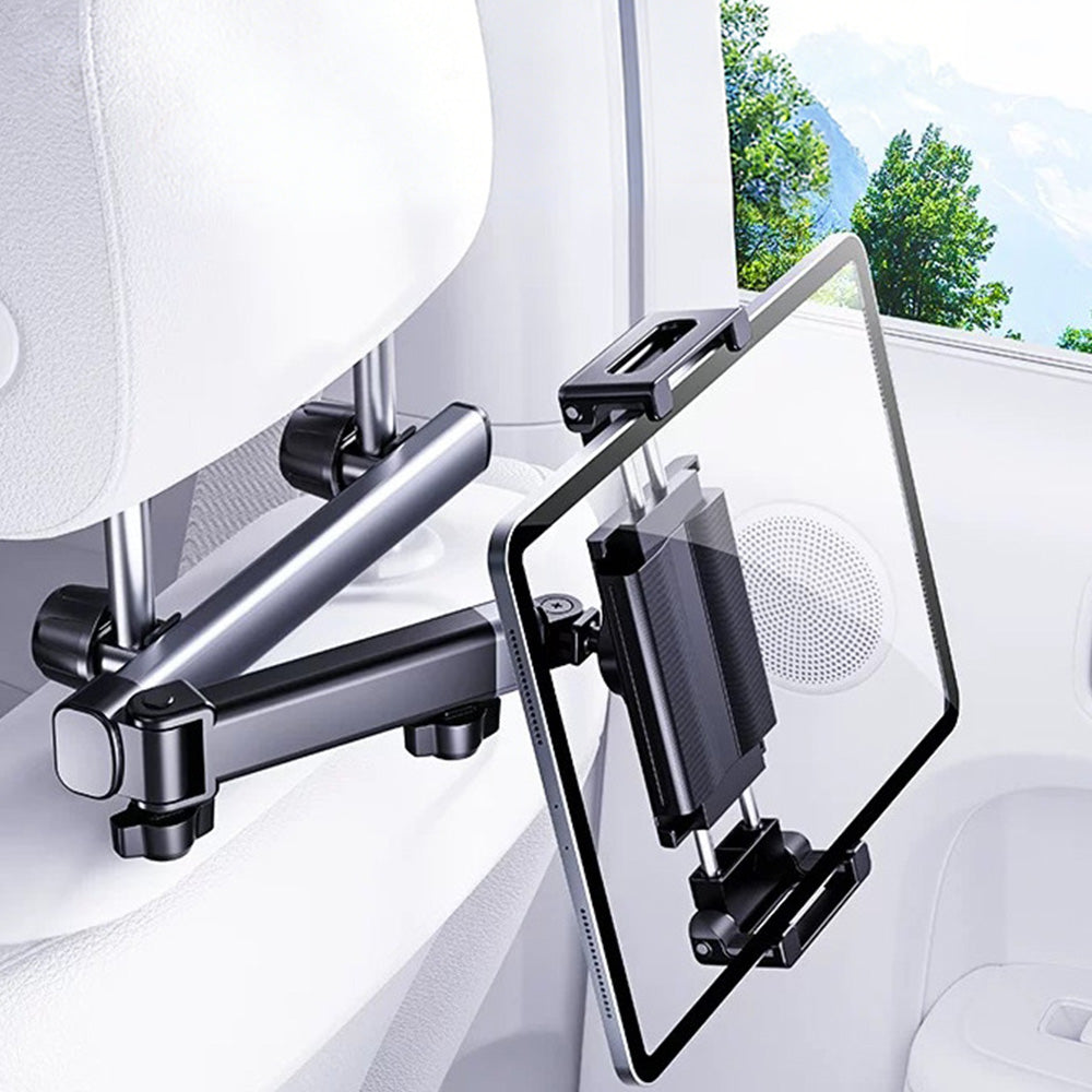 Universal 360 Degrees Extendable Car Headrest Tablet Holder For iPhone iPad