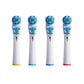 4 Pack Dual Clean Replacement Brush Heads Compatible with Oral-B Electric Toothbrush