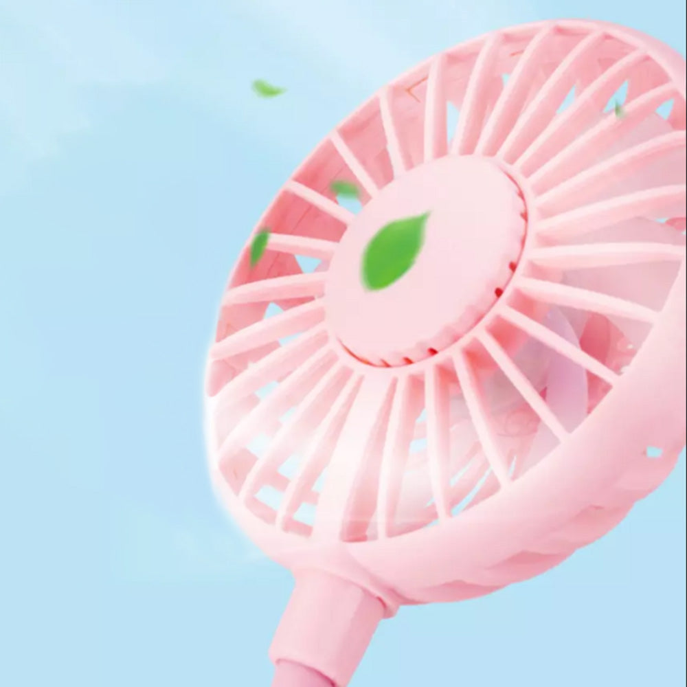 Clip on Mini Fan Portable USB Rechargeable Personal Desk Fan Cooling Fan