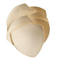 4 Pairs Triangle Replacement Foam Bra Pad Inserts for Sports Bras-Beige