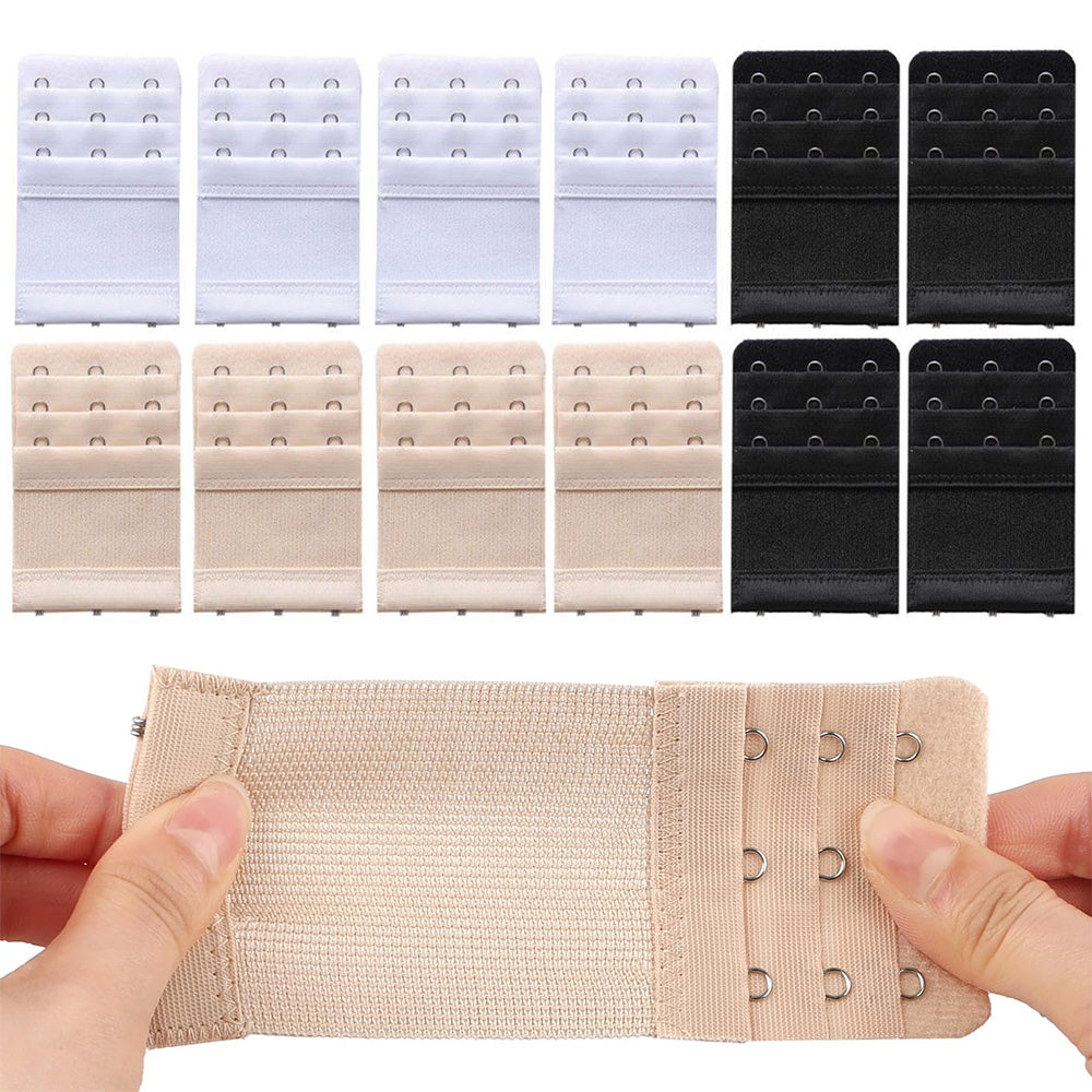 12pcs 3-Hook Bra Strap Extender Set for Women