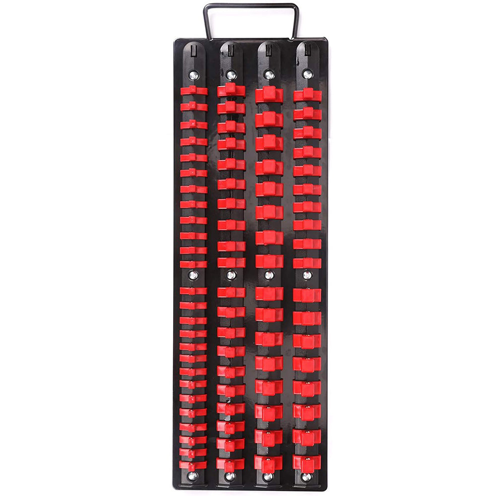 Portable Socket Organizer Tray Mixed Socket Rail Storage Set Heavy Duty Socket Organizer