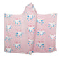 Printed Luminous Hoodie Blanket Glow in The Dark Hooded Blanket Wearable Blanket