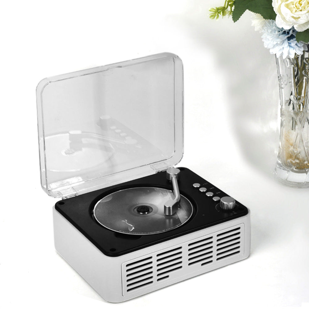 Retro CD Player Multifunctional Music Player with Bluetooth FM Radio for Home Use