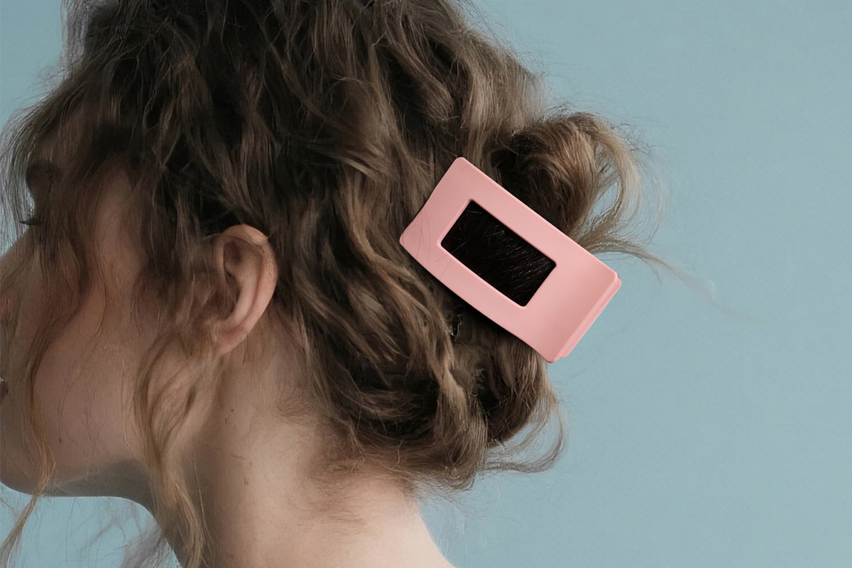 4pcs Silicone Flat Clips Hair Claw Clips Hair Accessories