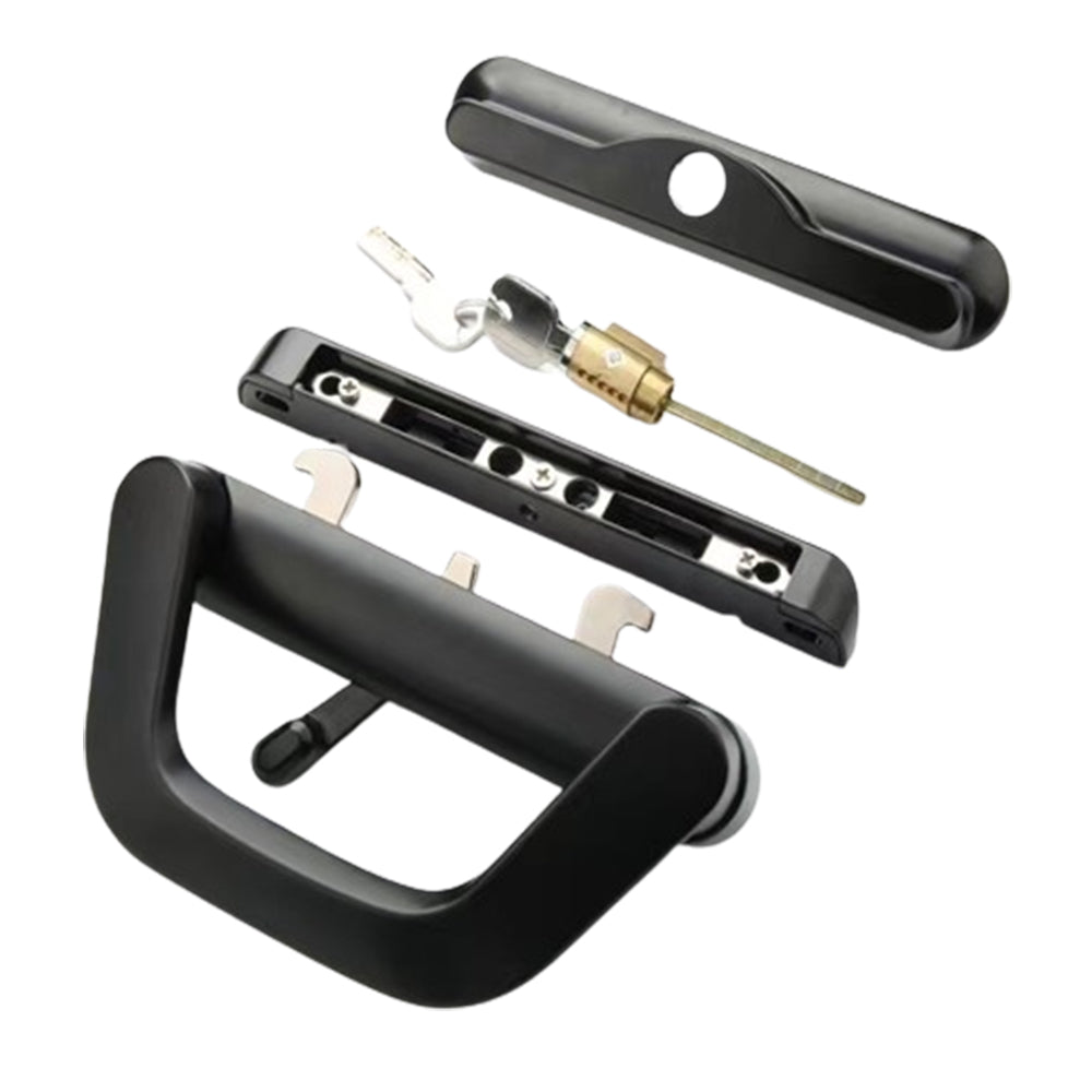 Sliding Door Lock Handle Security Door Locks Set with Keys