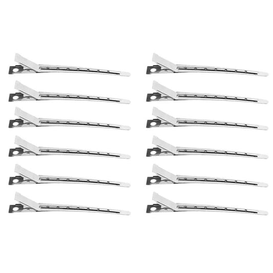 12Pcs Metal Duck-Billed Hair Clips for Hair Styling