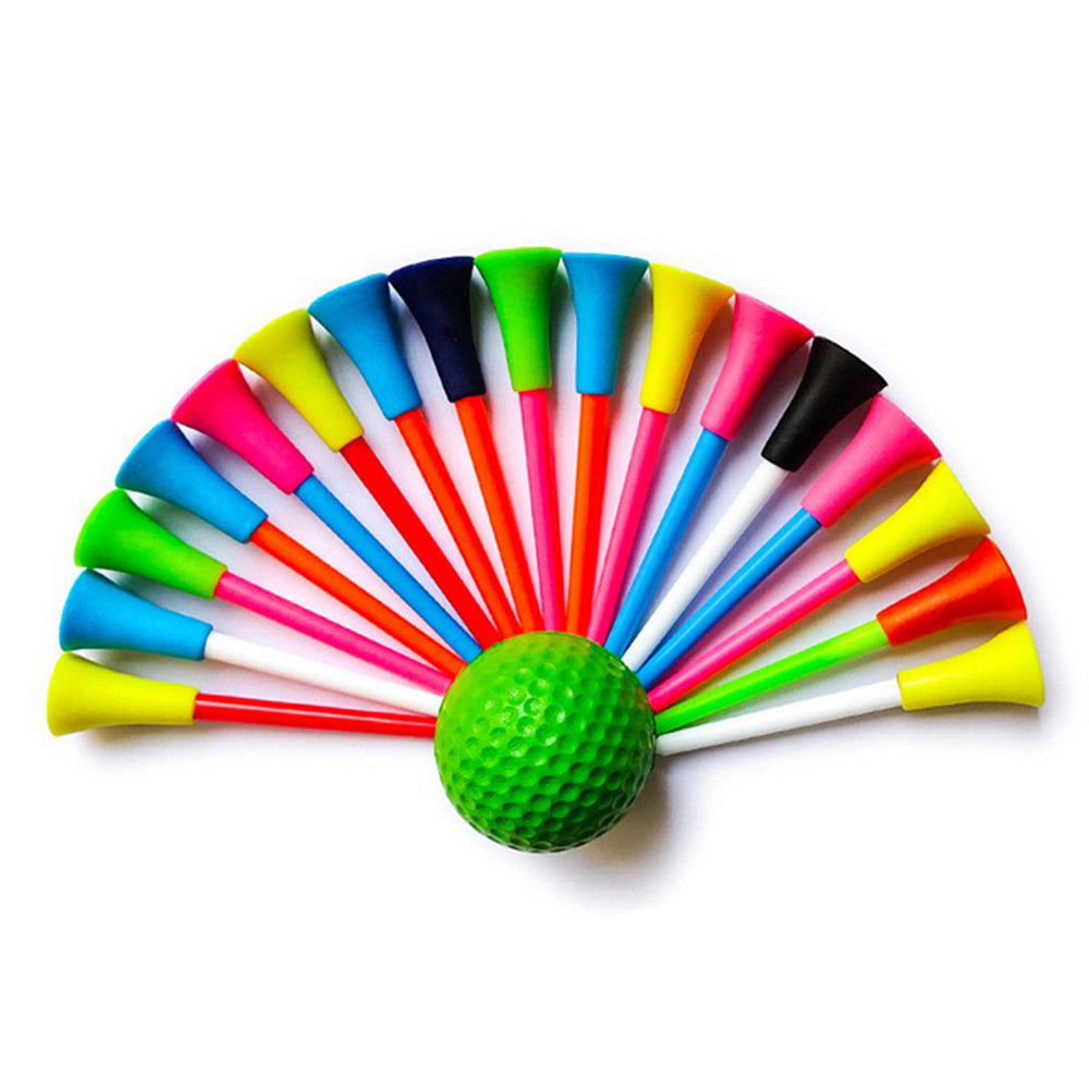 100Pcs 83mm Rubber Golf Tees for Reducing Spin and Improving Accuracy