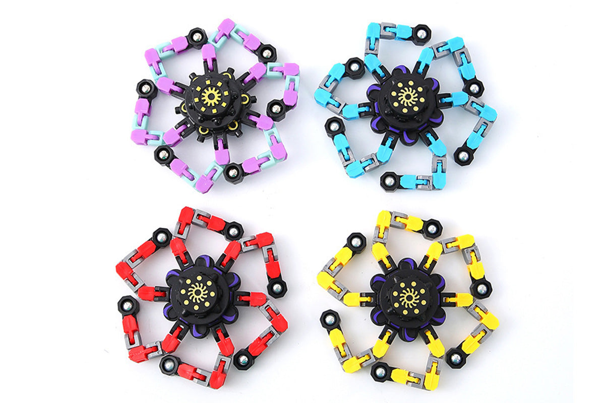 Transformable Mechanical Gyro Fidget Spinner