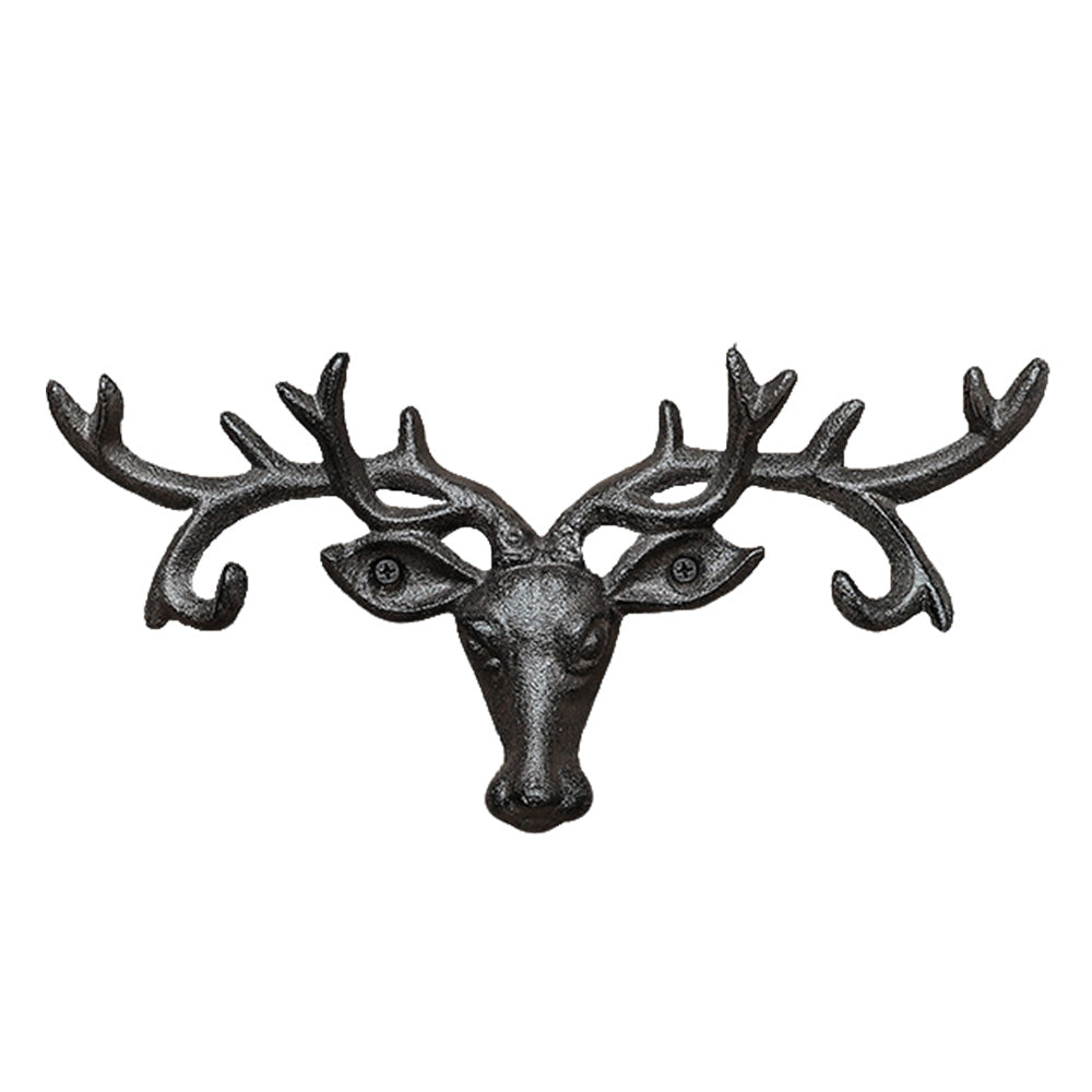 Cast Iron Animal Wall Hook for Coats Hats Keys Bags and Decor