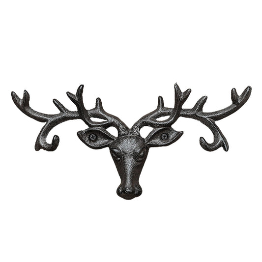 Cast Iron Animal Wall Hook for Coats Hats Keys Bags and Decor