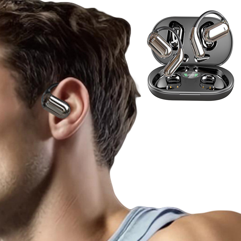 TWS Ear Headphones Wireless Bluetooth 5.3 Open Ear Hook Sport Earphones