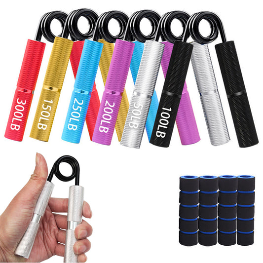 6 Pack Grip Strength Trainer Set 50-300LB Wrist Forearm Strengthener