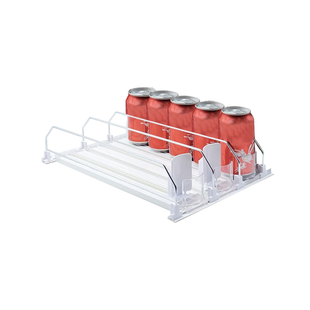 Drink Organizer for Fridge Automatic Pusher Glide Soda Can Dispenser