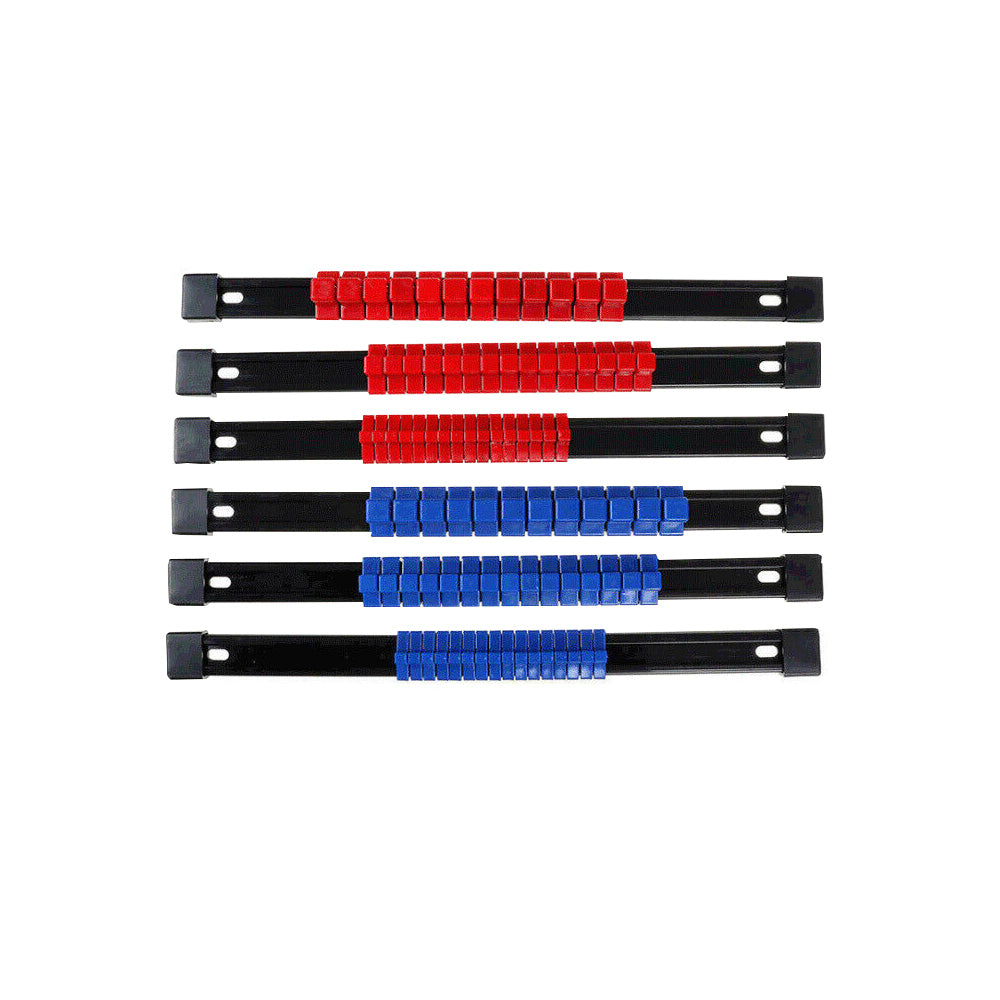 6Pcs Drive Socket Organizer Rails Mountable Sliding