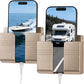 2 Pack Wall Mount Phone Holder Peel and Stick No Tools for Dorm Bedroom RV