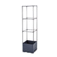 3Tiers Raised Planter Boxes with Trellis for Climbing Vegetable Plants