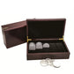 50PCS Coin Capsules Storage Box with Wooden Case Holder Collection Display Organizer