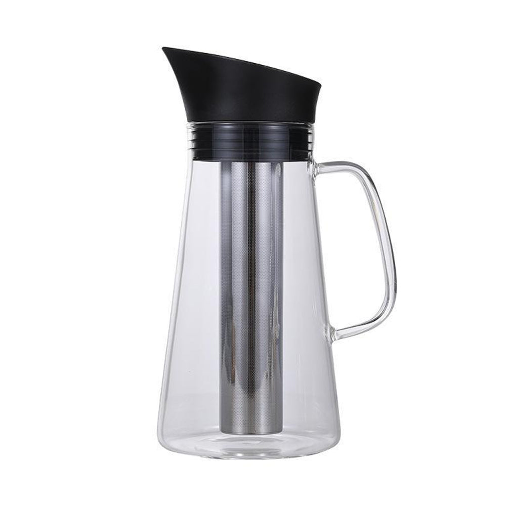 Durable Glass Cold Brew Coffee Maker with Airtight Lid