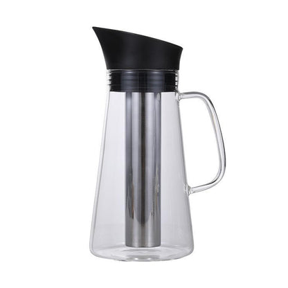 Durable Glass Cold Brew Coffee Maker with Airtight Lid