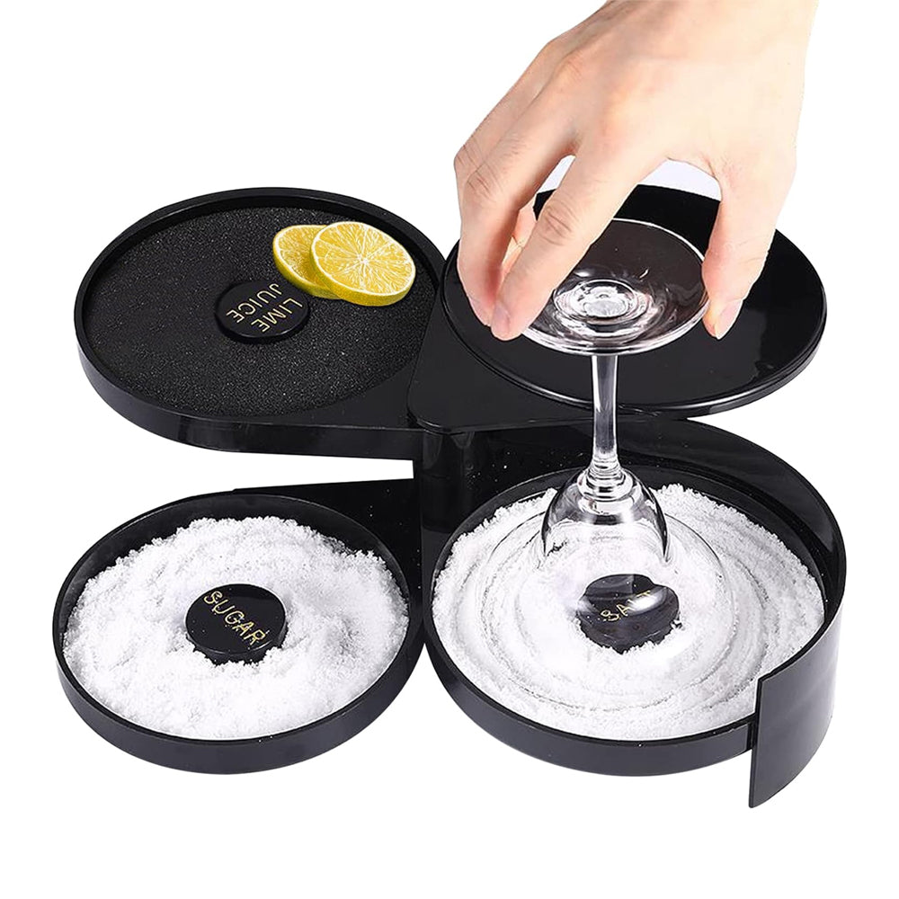 3-Tier Bar Juice Cocktail Seasoning Box