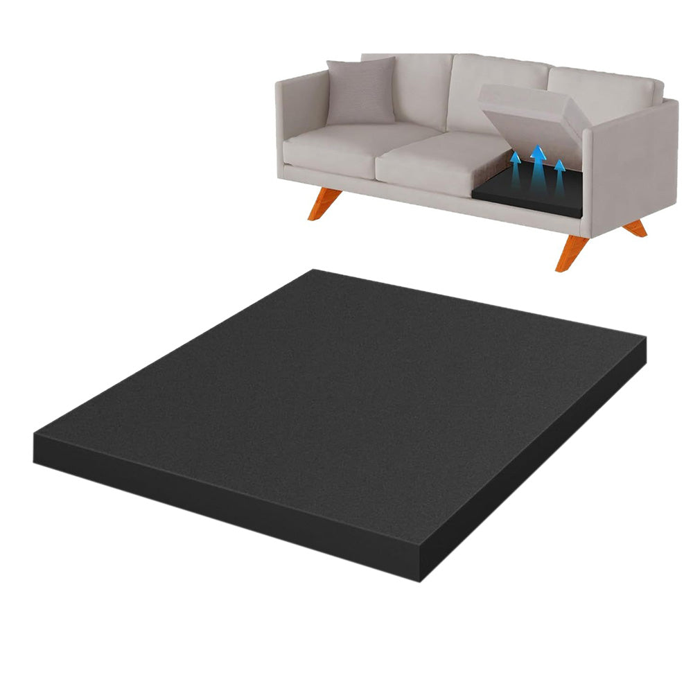 Comfortable Breathable Couch Cushion Support for Couches Sofa Office Chairs-Black