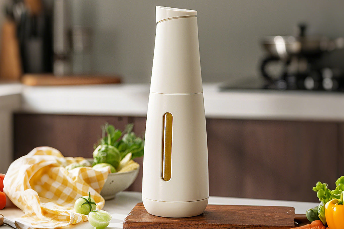 Press Automatic Opening and Closing Oil Bottle 470ml Kitchen Sauce Bottle