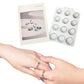 12-Piece Ring Sizer Set Compatible With Oura Ring 4 Unisex