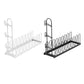 2 Pack Metal Hat Organizer Racks for 8 Caps and 3 Glasses Each