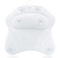 4D Mesh Bath Pillows With Suctions for Neck or Back Support