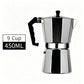 Moka Pot 450ml 9 Cup Aluminum Octagonal Stovetop Coffee Maker