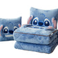 Pillow Blanket Throws Back Support Cushion