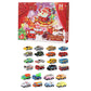 Christmas Advent Calendar 24 Days Countdown Cars Toy for Kids