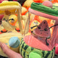 Stress Relief Spinning Fruit Blender Plush Keychain Plush Toy