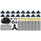 30m 0.6cm 360-Degree Adjustable Copper Nozzle Irrigation Kit for Garden Greenhouse Lawn Patio
