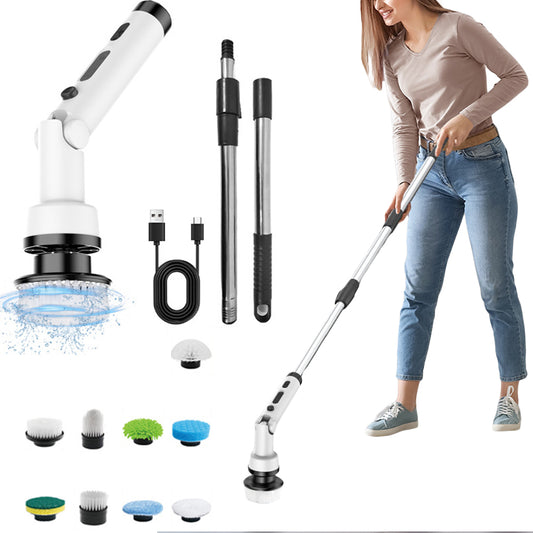 9 in 1 Cordless Spin Scrubber Electric Cleaning Brush Set