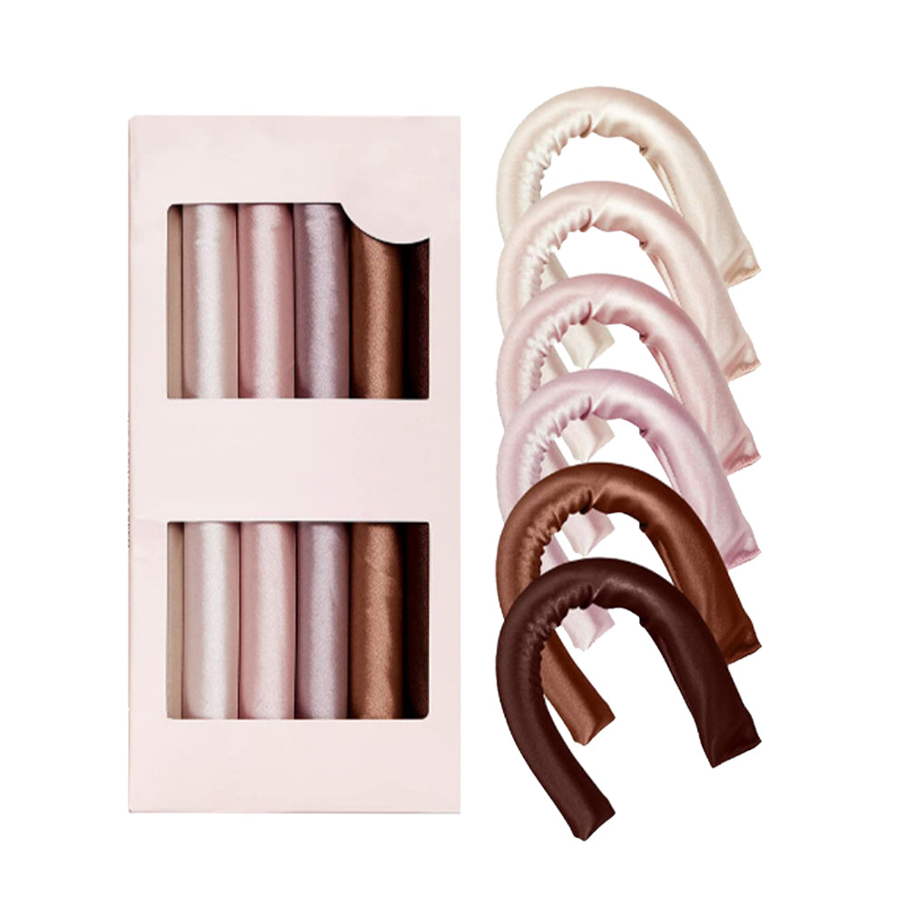 6Pcs Heatless Hair Curler for Long Medium Hair Curls