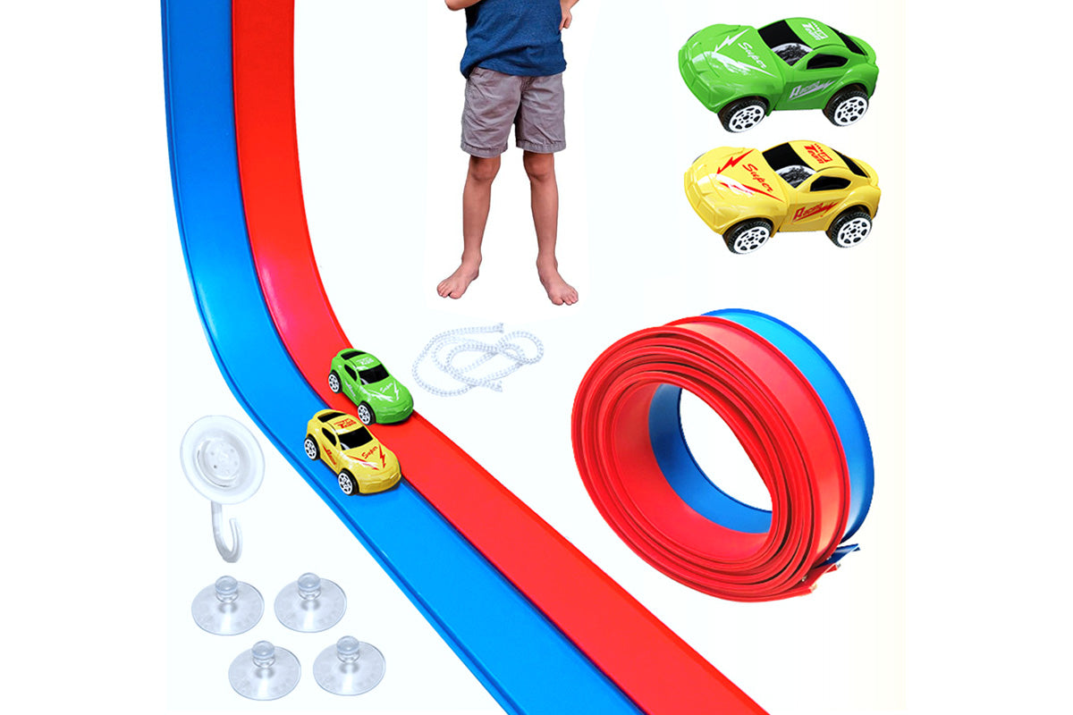 DIY Dual Color Flexible Race Track Car Toy