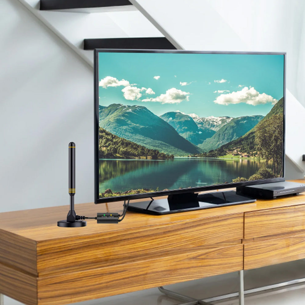 Digital TV Antenna Long Range HD TV Antenna HDTV Amplifier Signal Booster