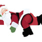 Christmas Fence Decoration Santa Claus Peeking Yard Garden Outdoor Sign