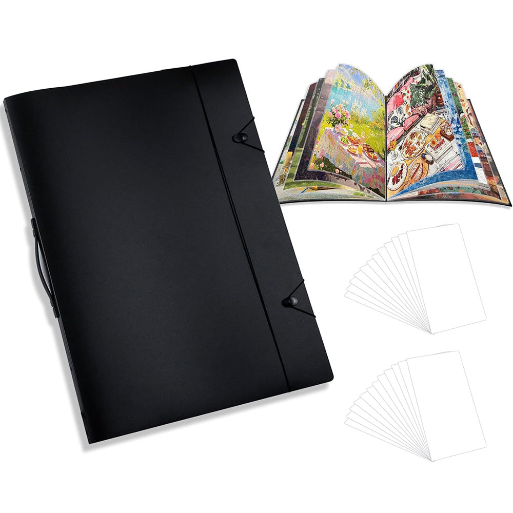 Extra Large Puzzle Binder Space-Saving Storage Folder for 1000-Pieces Puzzle Collection