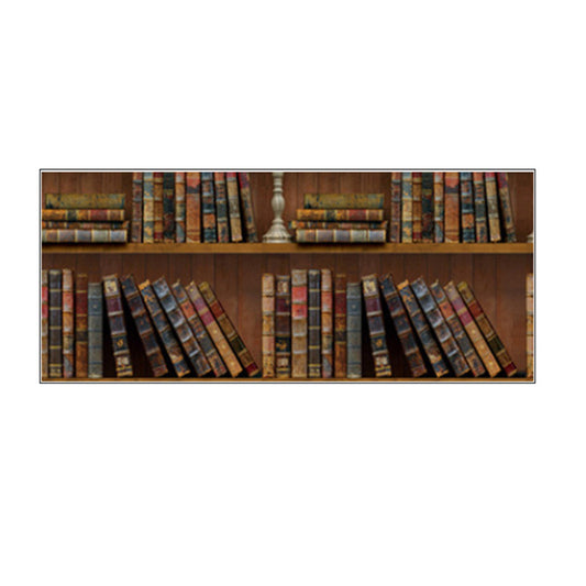 3D Vintage Bookshelf Pattern Wallpaper 3D Wall Murals